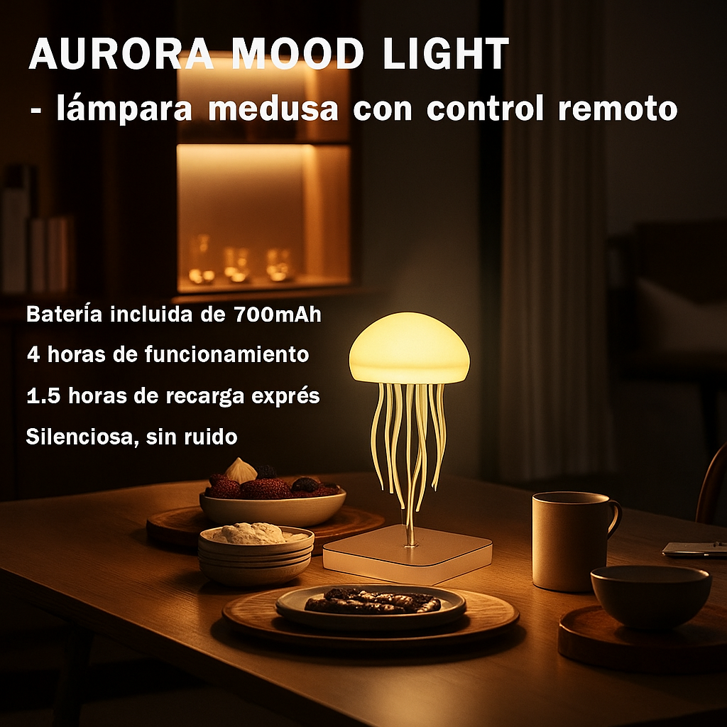 Lampara Relajante Medusa