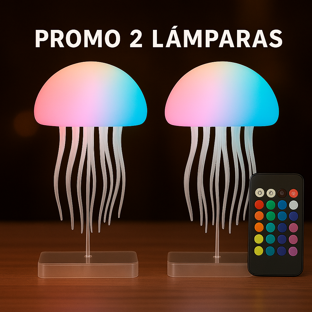 Lampara Relajante Medusa
